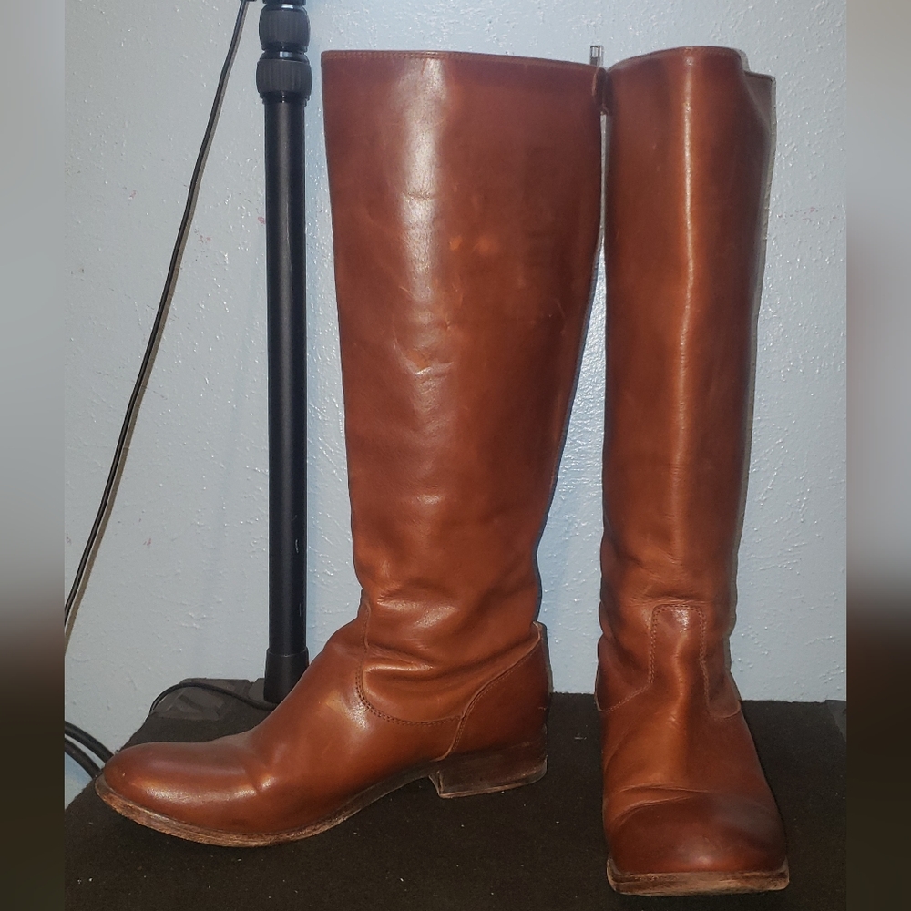 Frye Melissa Button Back Zip Boots 9b - image 2